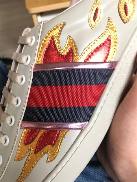 replica gucci flames